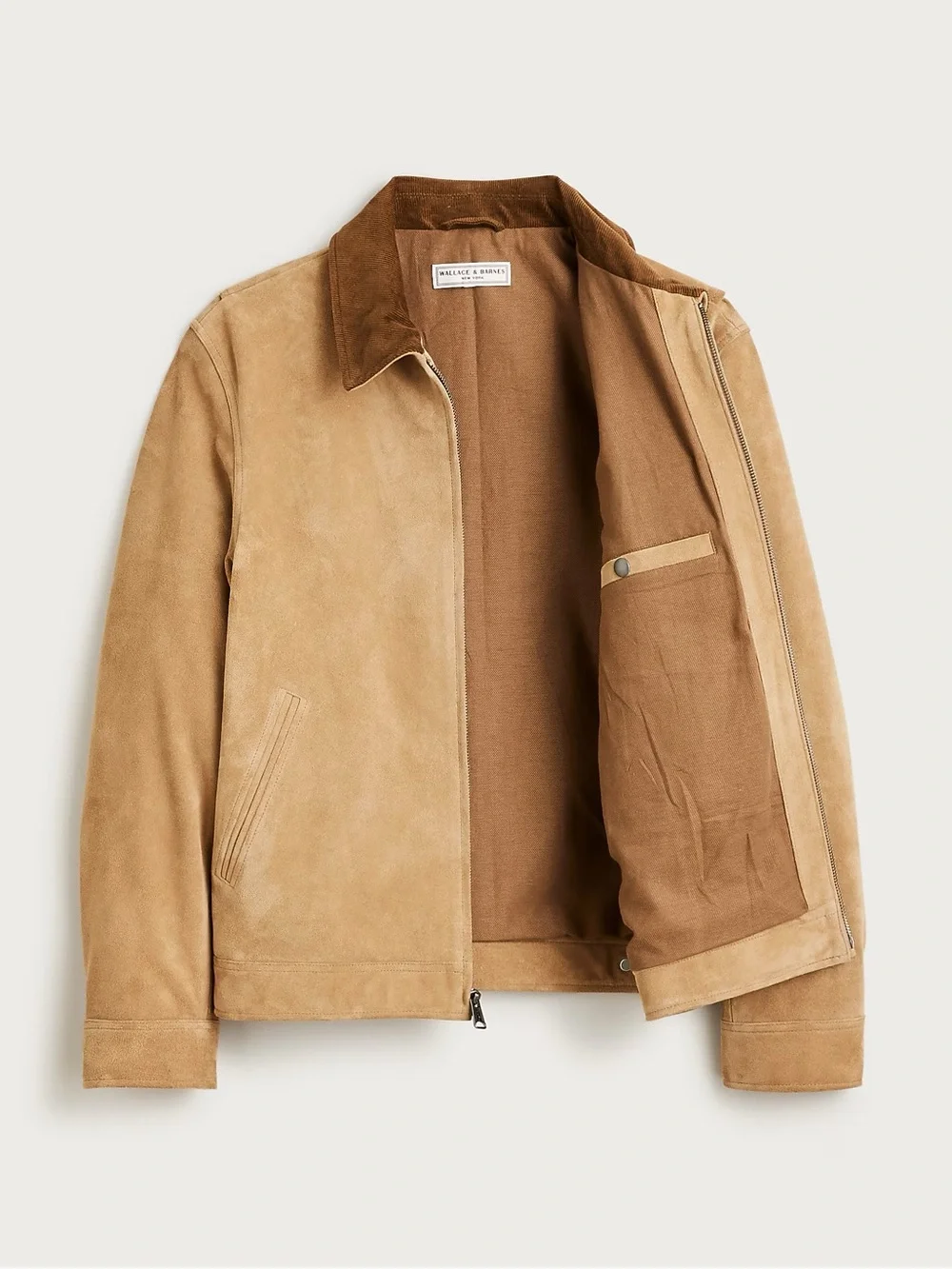 J.‎ CREW Limited-edition Wallace & Barnes work jacket in Italian suede M $798